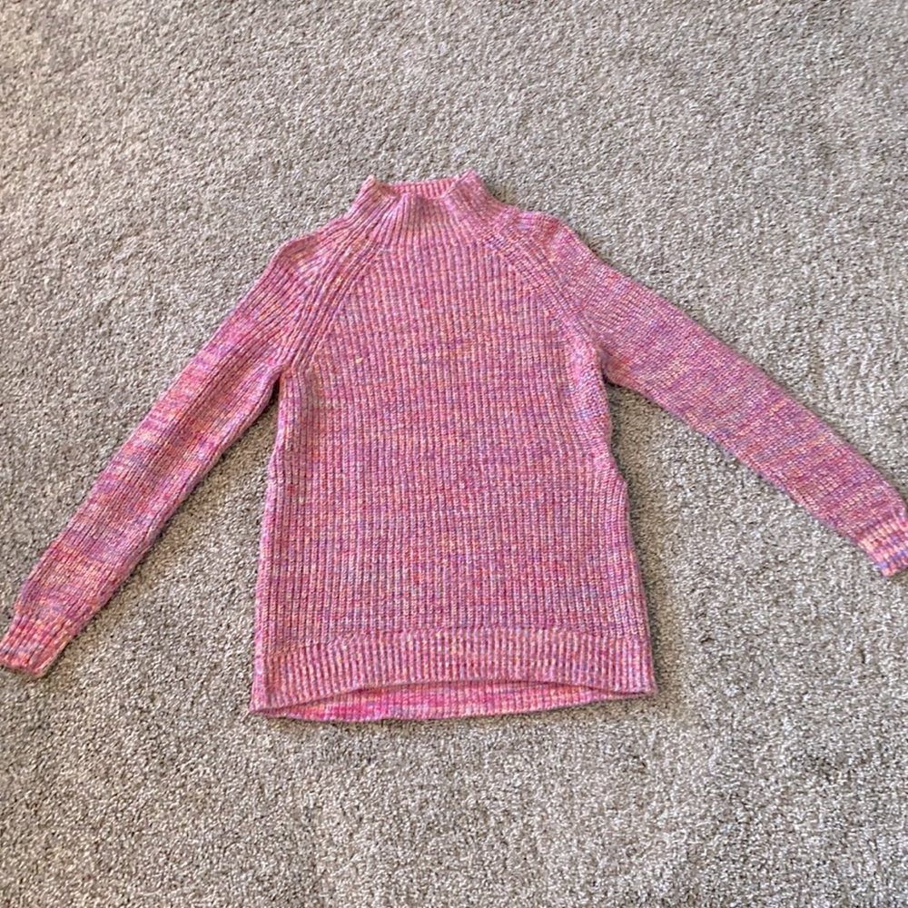 Style & Co Knitted multicoloured turtle neck SZ. M
